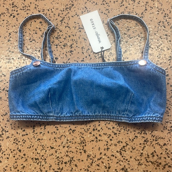 WRANGLER+STAUD JEAN BIKINI TOP - Picture 6 of 7